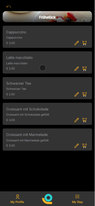 Frühstück – orderando App