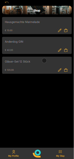 Hotel-Shop – orderando App